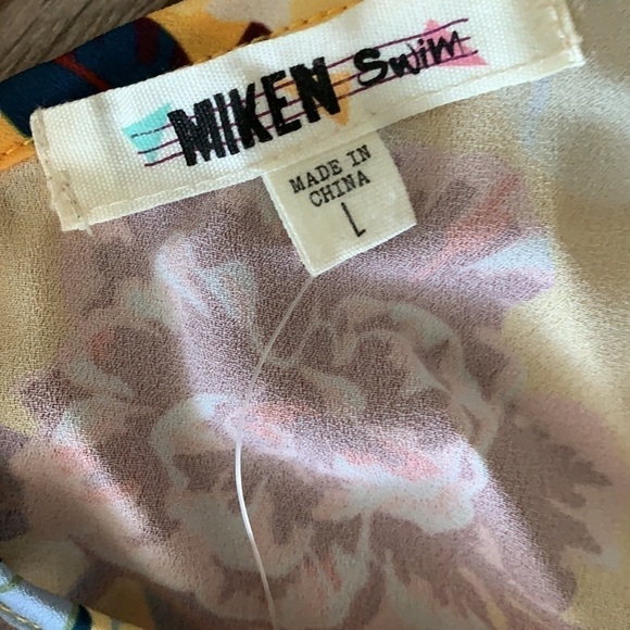 Nwt Miken Floral Desert Swim Cover-Up Dress - Picture 5 of 5
